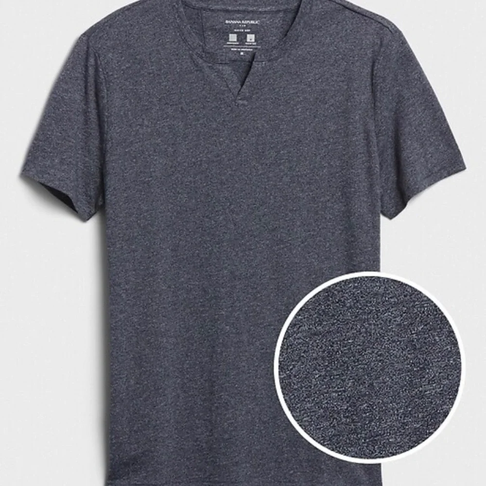 Banana Republic Charcoal Short Sleeve Tee